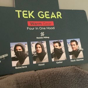 TEK GEAR, Warm Gear - Four In One Hood One Size - Grey